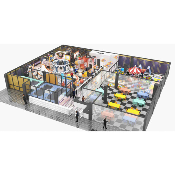 Attractive Designed Macaron Theme Giant Playground